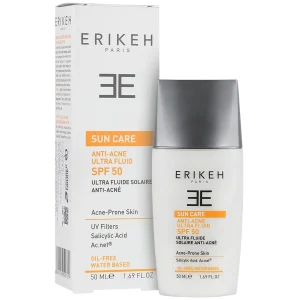 فلوئید ضد آفتاب و ضد جوش SPF50 اریکه - بی رنگ