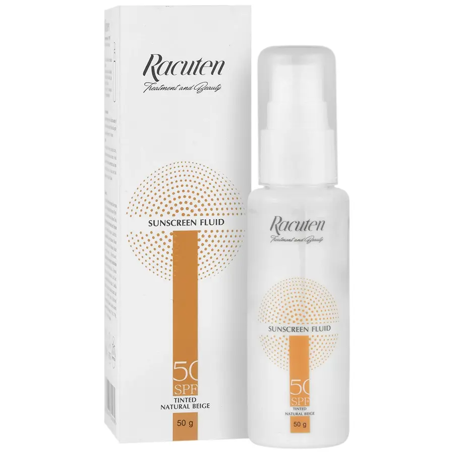 فلوئید ضد آفتاب SPF50 راکوتن بژ طبیعی