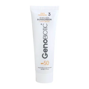 ضد آفتاب بژ روشن 3 پوست چرب SPF50 ژنوبایوتیک - تصویر 2