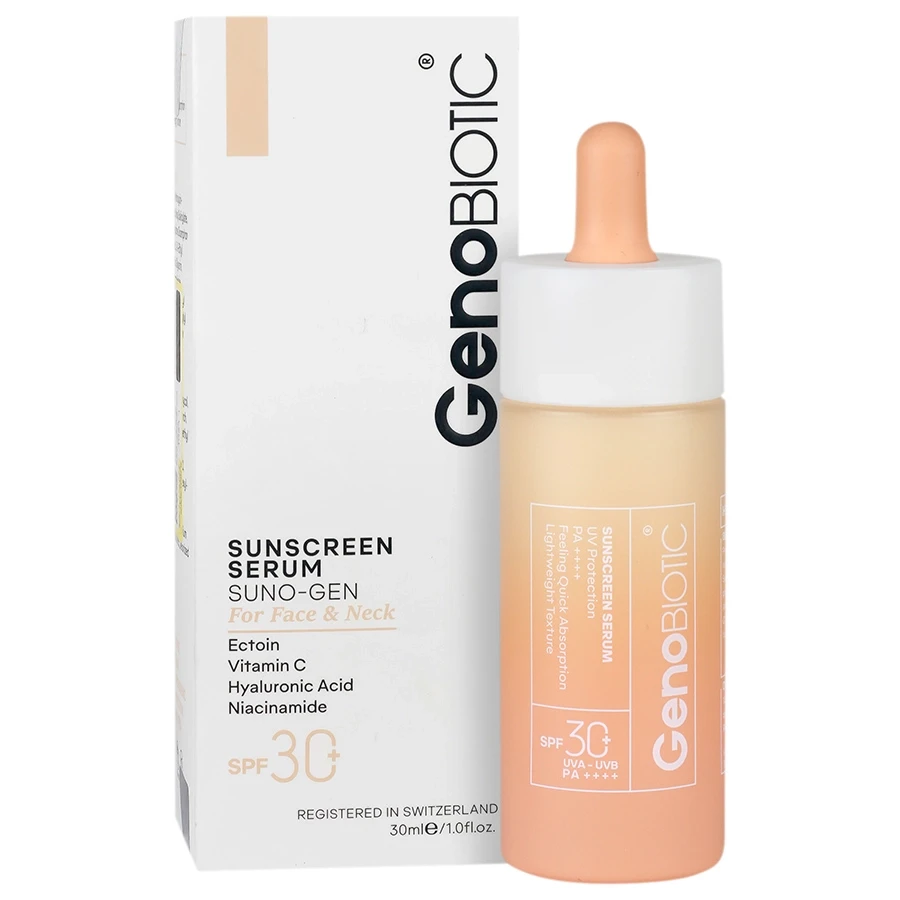 سرم ضد آفتاب صورت و گردن SPF30 ژنوبایوتیک