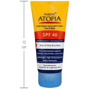 کرم ضد آفتاب رطوبت رسان آتوپیا SPF40 - تصویر 2