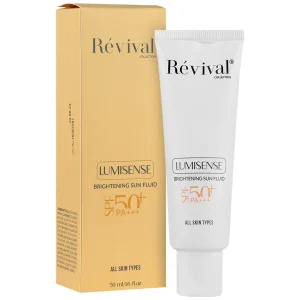 فلوئید ضد آفتاب رویوال روشن کننده SPF50 لومیسنس