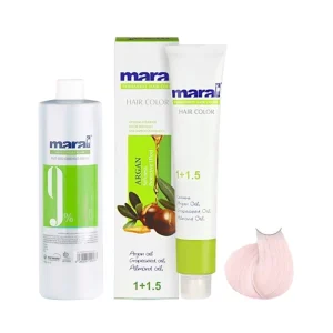 رنگ مو مارال سری هایلایت شماره 12.56 حجم 100 میلی لیتر رنگ مرواریدی استرالیایی