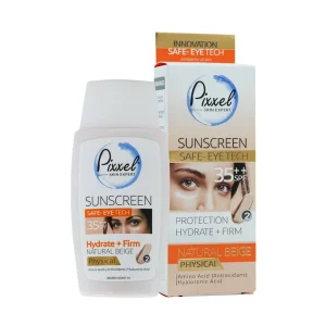 کرم ضد آفتاب دور چشم و صورت SPF35 پیکسل 50 میلی لیتر - بژ طبیعی