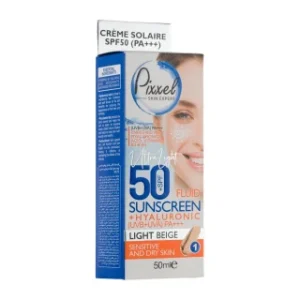 کرم ضد آفتاب SPF50 پوست خشک50 میلی لیتر پیکسل - بژ روشن - تصویر 2