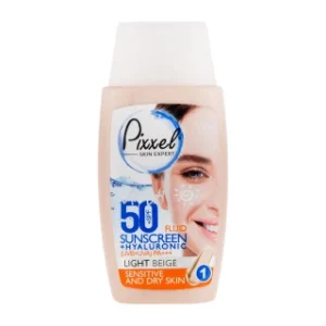 کرم ضد آفتاب SPF50 پوست خشک50 میلی لیتر پیکسل - بژ روشن