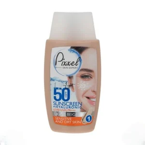 کرم ضد آفتاب SPF50 پوست چرب 50 میلی لیتر پیکسل- بژ طبیعی