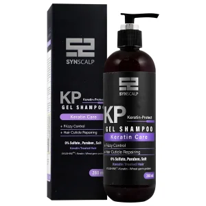 ژل شامپو فاقد سولفات موهای کراتینه KP ساین اسکین 280 میلی لیتر