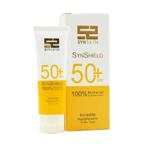 کرم ضد آفتاب مینرال ساین شیلد SPF50 ساین اسکین مناسب انواع پوست 50 میلی لیتر