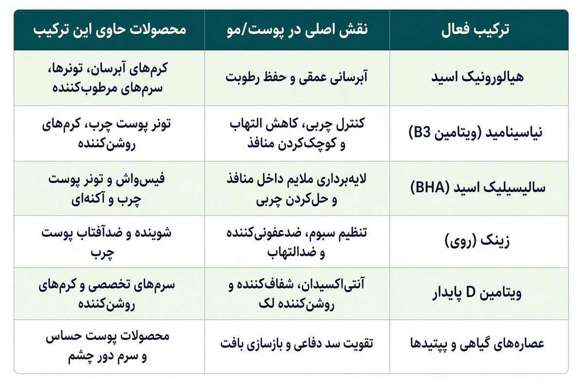 آنالیز علمی ترکیبات کلیدی محصولات راکوتن